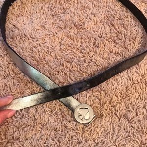 Kate spade silver belt